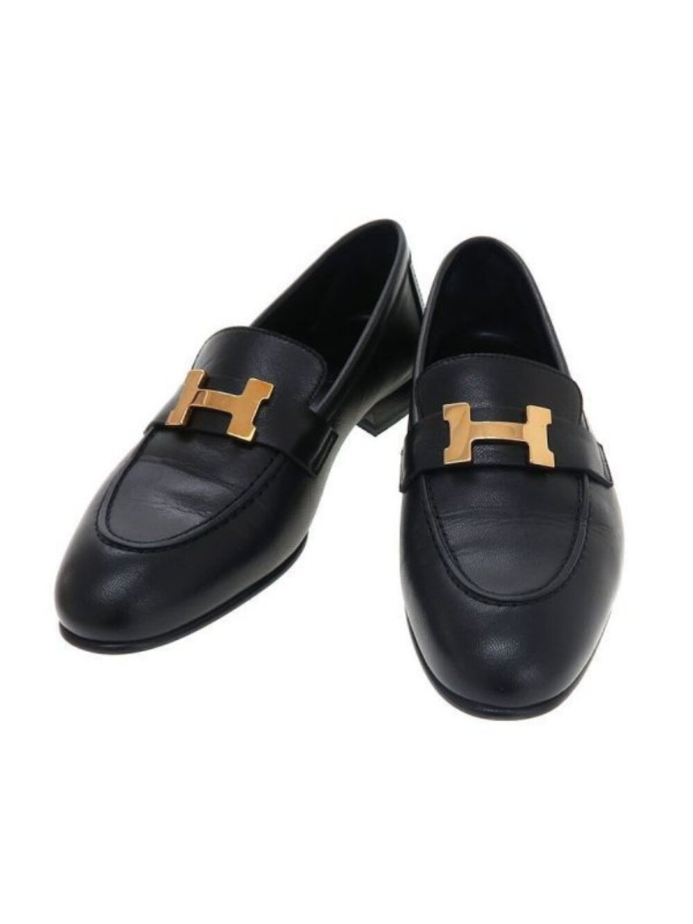 Hermes Loafers Paris Black